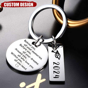 2024 Graduation Personalized Keychain - Within You All You Need