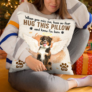 I'm Here In Your Heart - Memorial Personalized Pillow - Sympathy Gift For Pet Owners, Pet Lovers