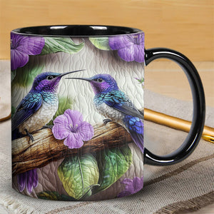 Amethyst Lovebirds Coffee Mug - Gift For Bird Lovers