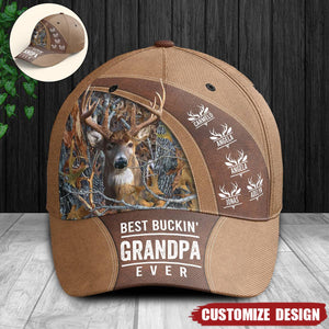 Best Buckin' Dad / Grandpa Ever - Personalized Classic Cap