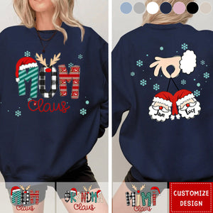 Personalized Mom Grandma Heart Sweatshirt - Great Gift For Grandma