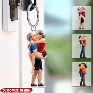 New Release - Personalized Couple Acrylic Keychain - Gifts For Couple