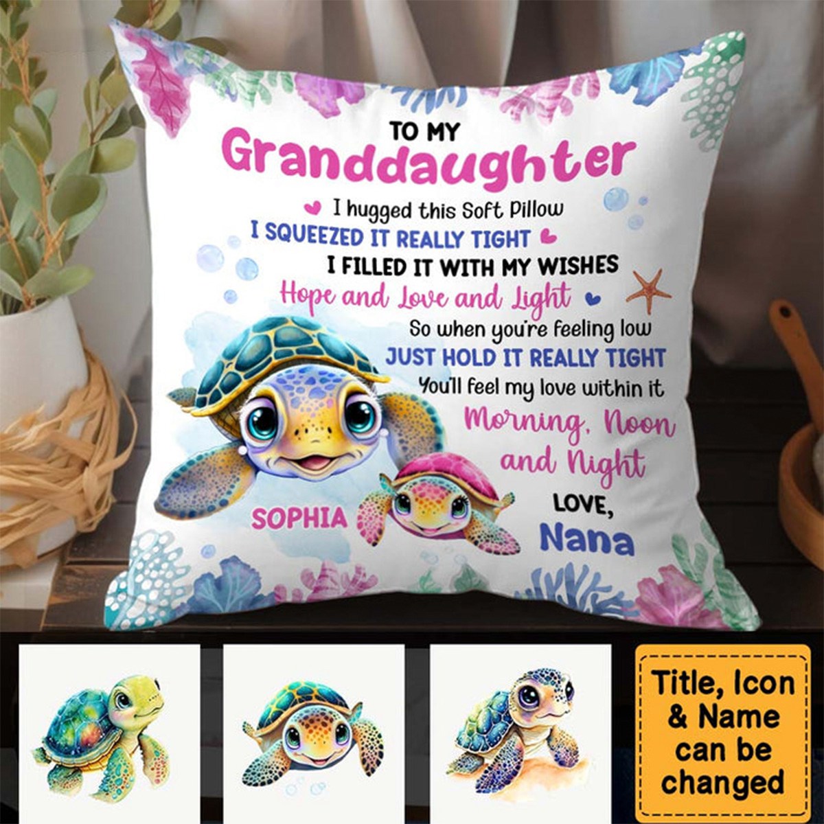 Gift For Granddaughter/grandson I Hugged This Soft Pillow