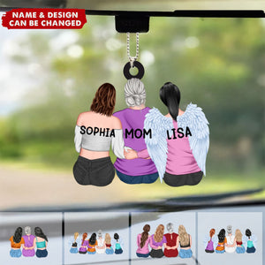 Personalized Mother & Daughter Car Ornament