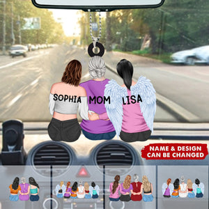 Personalized Mother & Daughter Car Ornament
