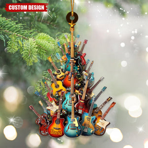 Awesome Guitar - Personalized Guitar Ornament