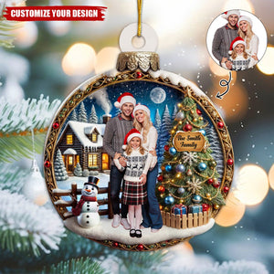 Treasure Your Family's Magical Holiday Moments - Personalized Custom Ornament - Gift For Family