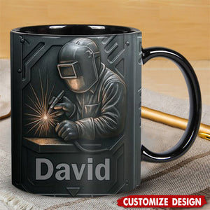 Cool Welder Men - Personalized Welder Coffee Mug