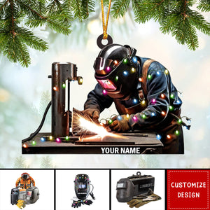 Personalized Welder Ornament - 2024 New Release
