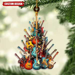 Awesome Guitar - Personalized Guitar Ornament