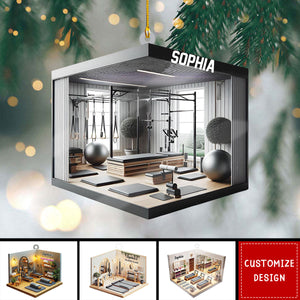 Personalized Pilates Classroom Ornament - Gift For Pilates Lovers - 2024 New Release