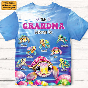 Gift For Grandma This Grandma Belongs To All-over Print T-shirt