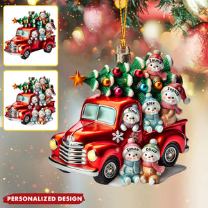 Nana's Cute Little Snowman - Personalized Grandma Ornament