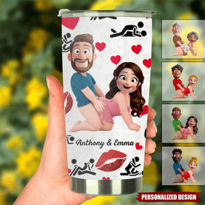 I Love You-Personalized Couple Tumbler