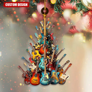 Awesome Guitar - Personalized Guitar Ornament
