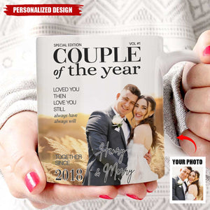 Choosing You Feels So Right-Personalized Couple Mug-Anniversary Wedding Gifts For Husband And Wife