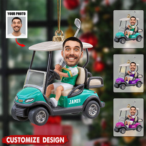 Personalized Golf Acrylic Ornament - Gift for Golf Lovers