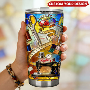 Love Sewing - Personalized Sewing Tumbler