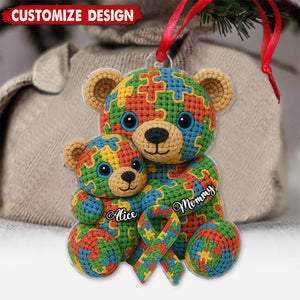 Strong Mama - Personalized Autism Awareness Ornament