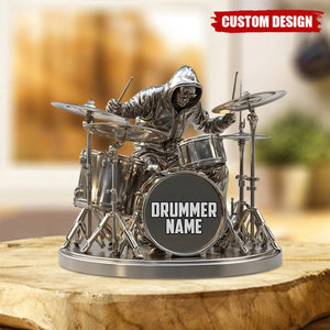 Cool Drummer - Personalized Drummer Custom Shaped Acrylic Plaque