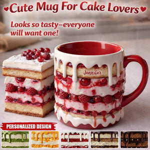 Personalized Cake Mug - Gift For Bakers