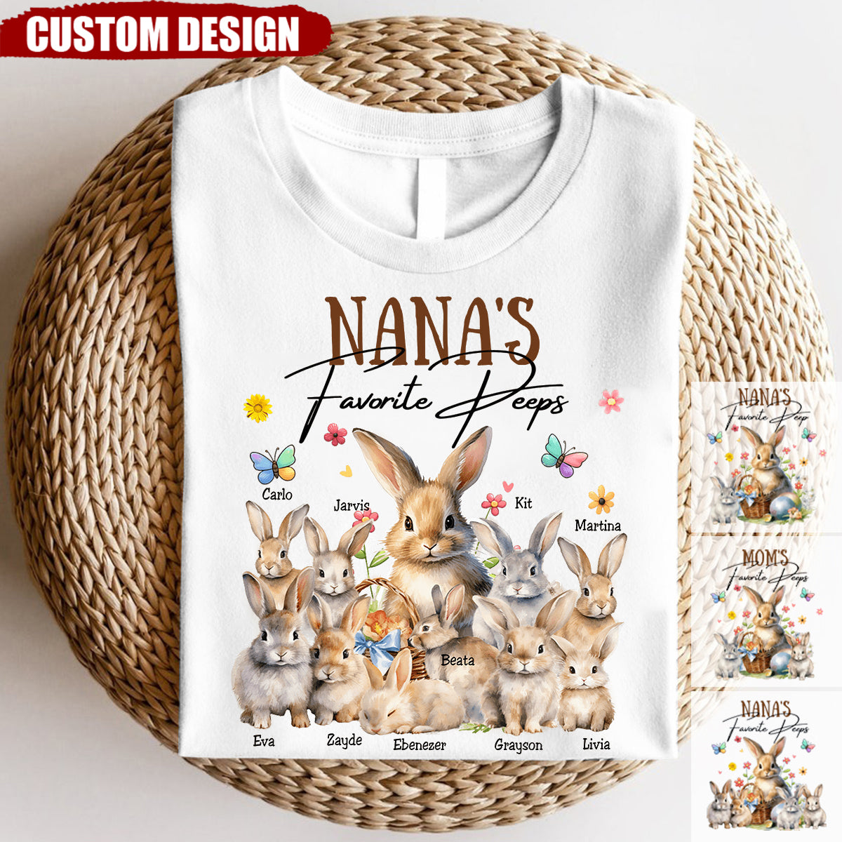 Grandma's/Mom's Favorite Easter Day Personalized shirt