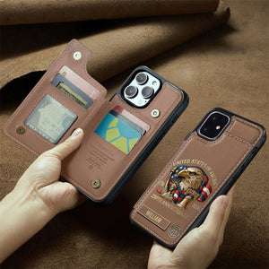 American 250Th Anniversary Personalized Wallet Phone Case