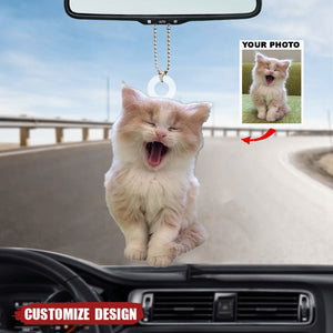 Personalized Pet/Dog/Cat Upload Photo Hanging Ornament