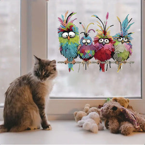 Colorful Bird Decal - Gift Bird Lovers