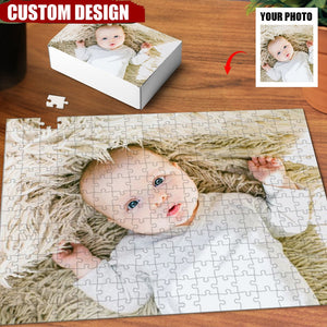 Personalized Human And Pet Photo Jigsaw Puzzle