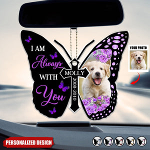 I Will Carry You With Me Memorial - Personalized Car Acrylic Ornament