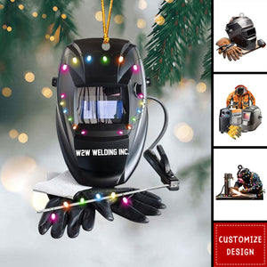Personalized Welder Ornament - 2024 New Release