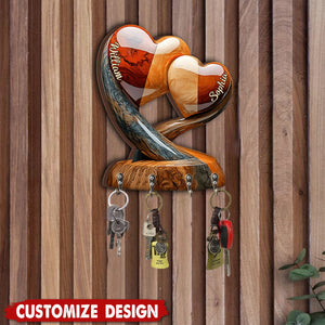 Home Sweet Home - Personalized Couple Key Rack