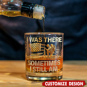 Proud Veteran - Personalized Veteran Whiskey Glass