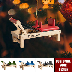 Pilates Art - Personalized Pilates Equipment Ornament