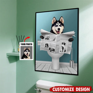 Important meeting - Personalized Dog Cat Photo Poster