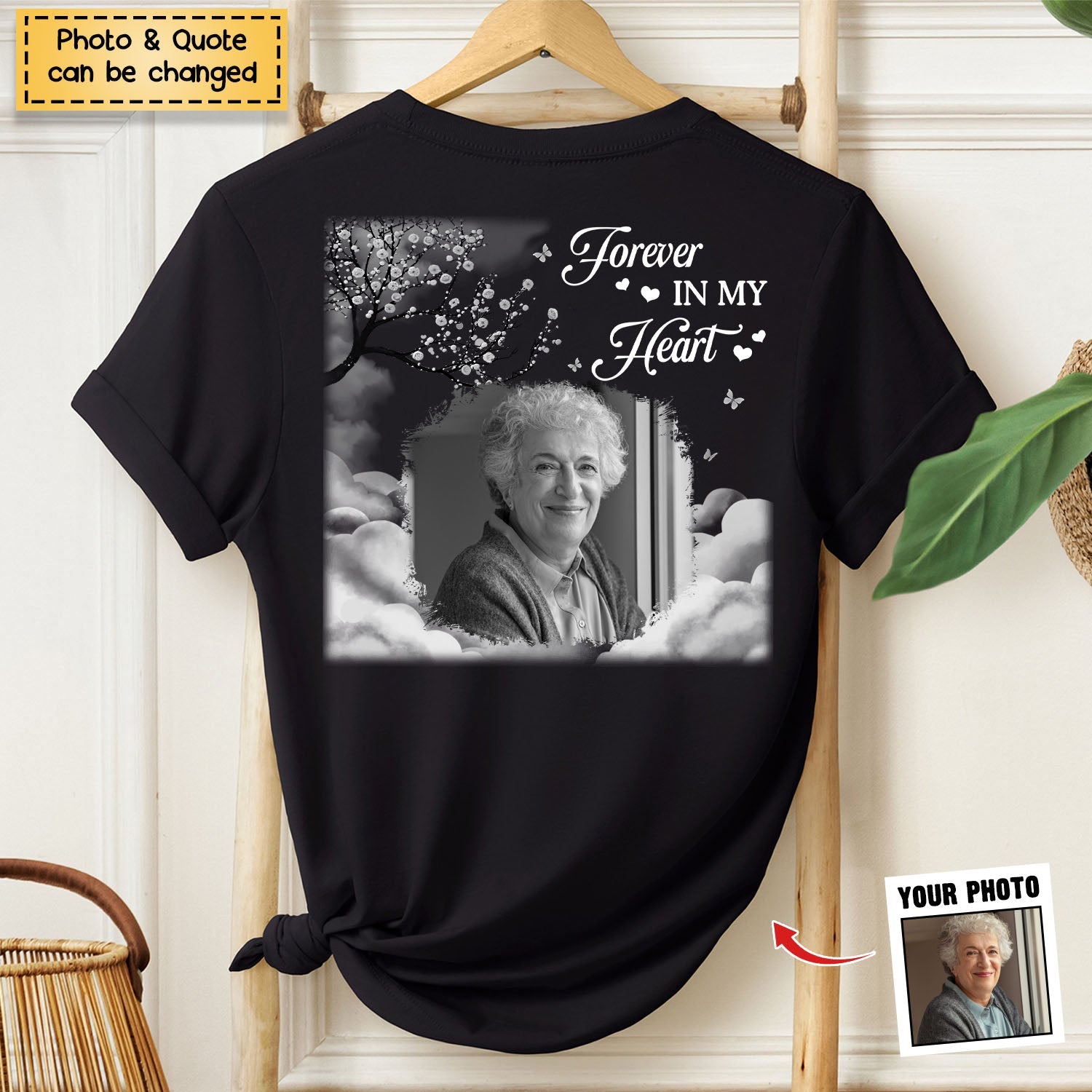 I'm Always With You - Family Personalized Memorial Unisex T-shirt