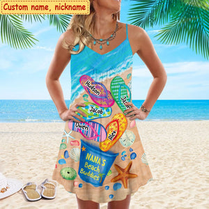 Nana's Beach Buddies Summer Flip Flop Personalized Summer Dress