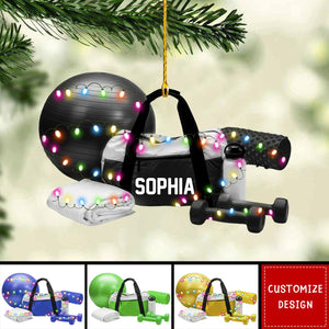 Personalized Fitness Workout Ornament, Gifts For Body Builder - 2024 New Release