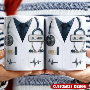 Professional Medical - Themed Design - Personalized Coffee Mug - Gift for Doctors
