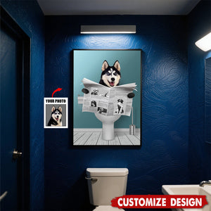 Important meeting - Personalized Dog Cat Photo Poster