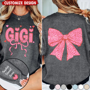 Personalized Grandma And Grandkids Sweatshirt - Gift For Nana