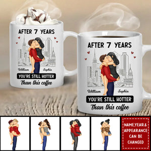 Couple After Years Hotter Than This Coffee - Personalized Mug