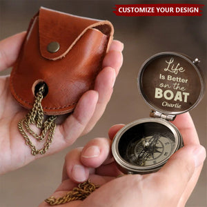 Nautical Marine Life - Personalized Boating Compass