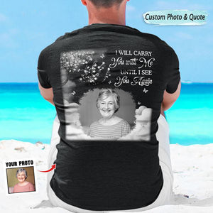 I'm Always With You - Family Personalized Memorial Unisex T-shirt