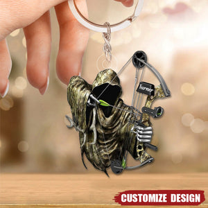 Personalized Death Archery Keychain