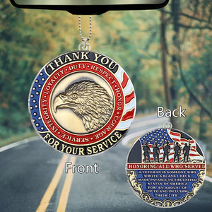 Say Thank You Who Have Service Country - Acrylic Car Ornament