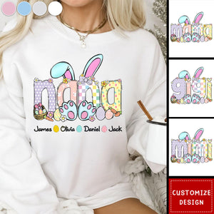 Personalized Easter Grandma Sweatshirt