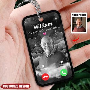 The Call I Wish I Could Take - Memorial Personalized Acrylic Keychain
