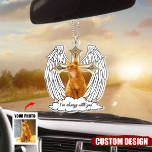 I'm Always With You - Personalized Photo Acrylic Car Ornament